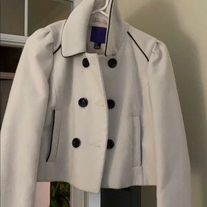 Cream coat size medium